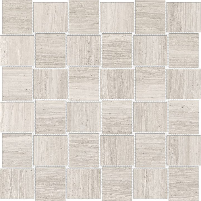 Anatolia Mayfair 2 in. x 2 in. HD Porcelain Basketweave Mosaics - Strada Ash (Matte)