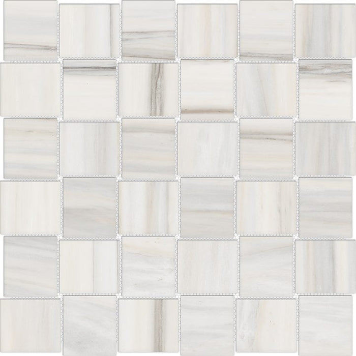 Anatolia Mayfair 2 in. x 2 in. HD Porcelain Basketweave Mosaics - Zebrino (Matte)