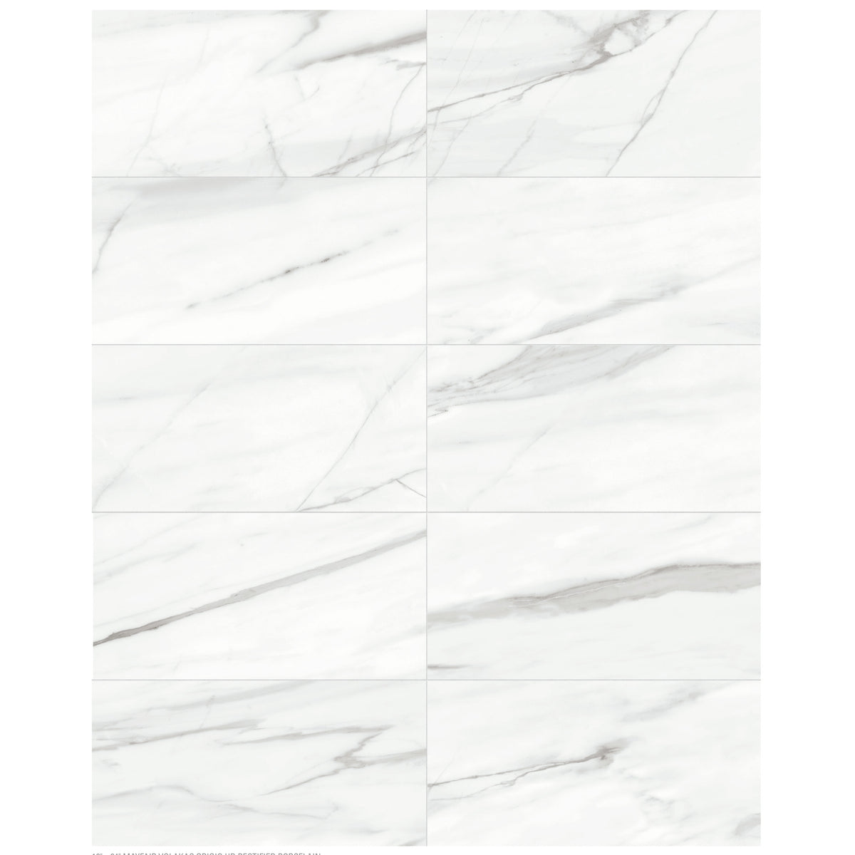Anatolia Mayfair HD Rectified Porcelain Tile - Volakas Grigio