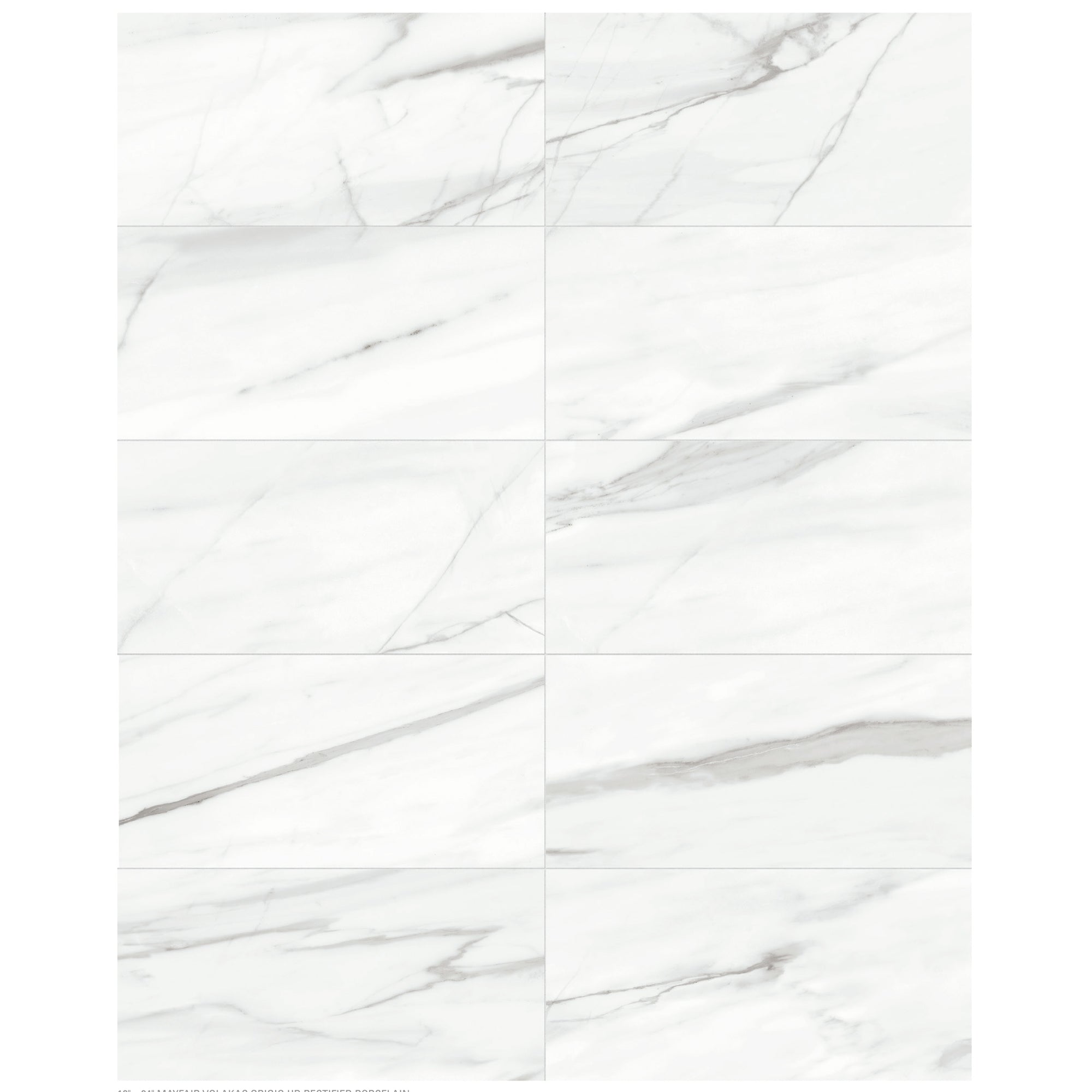 Anatolia Mayfair 4 in. x 12 in. HD Rectified Porcelain Tile - Volakas Grigio (Polished)