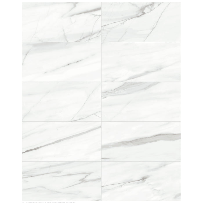 Anatolia Mayfair HD Rectified Porcelain Tile - Volakas Grigio