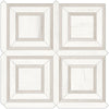 See Anatolia Mayfair Piazza HD Polished Porcelain Mosaics - Suave Bianco