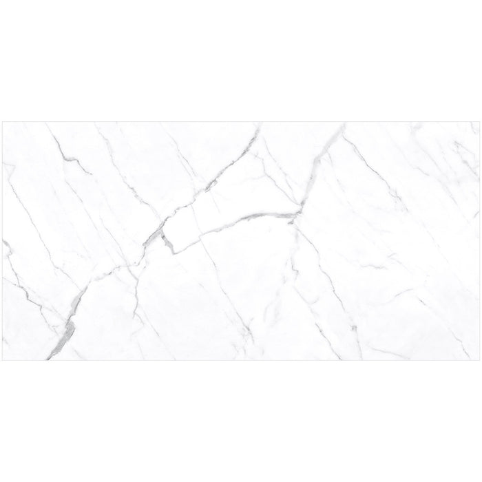 Anatolia Mayfair 24 in. x 48 in. HD Rectified Porcelain Tile (Polished) Statuario Venato
