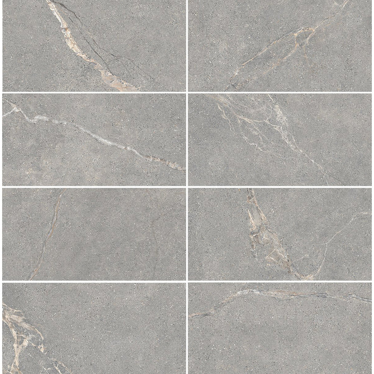 Arizona Tile - Anthea 12&quot; x 24&quot; Rectified Porcelain Tile - Gray