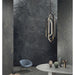 Arizona Tile - Anthea 2" x 2" Rectified Porcelain Mosaic - Dark Installed