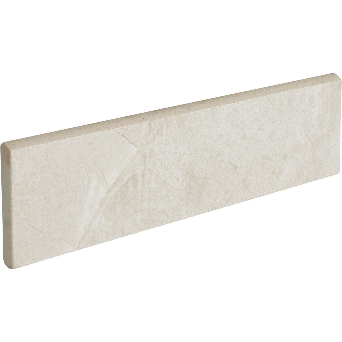 Arizona Tile - Anthea 3&quot; x 12&quot; Rectified Porcelain Bullnose - White