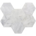 Arizona Tile - Completa Marble - Calacatta Gris Honed 4" Hex Mosaic