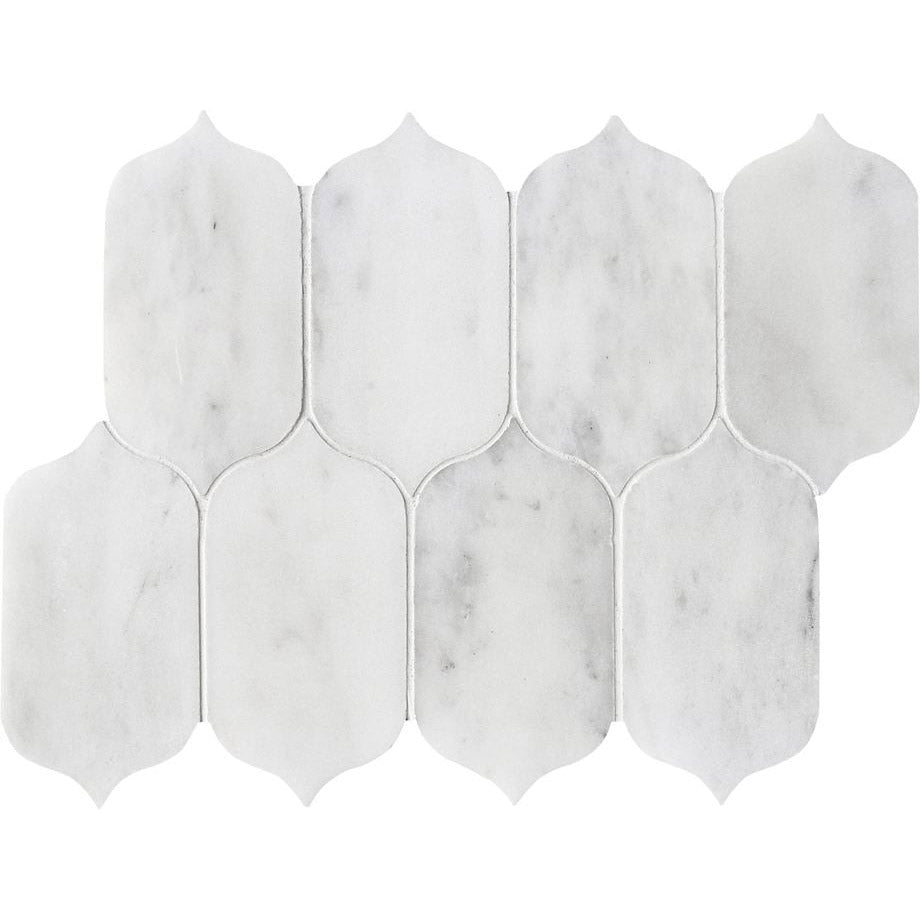 Arizona Tile - Completa Marble - Calacatta Gris Honed Lotus Mesh Mosaic