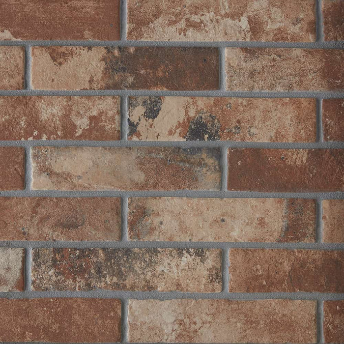 Arizona Tile - Castle Brick Porcelain Tile - Red