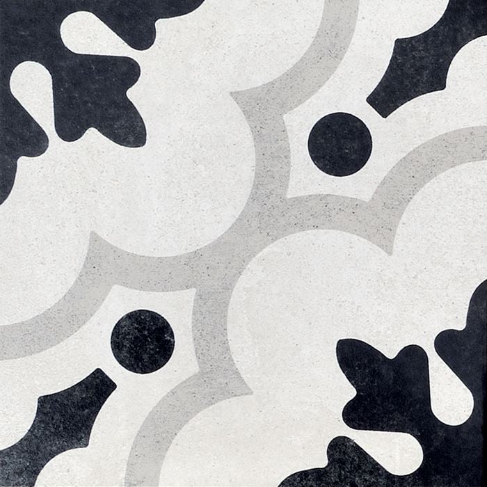 Arizona Tile - Cementine Black and White - B&W 2