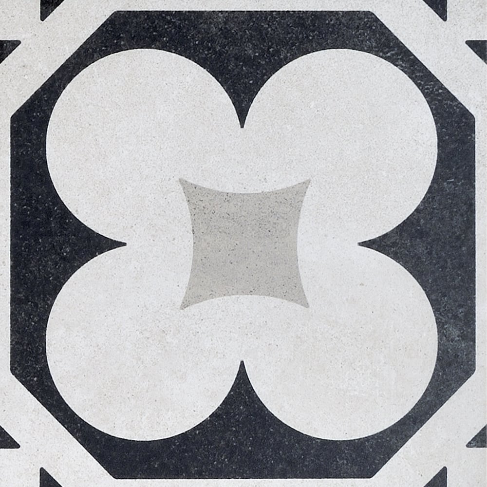 Arizona Tile - Cementine Black and White - B&amp;W 4
