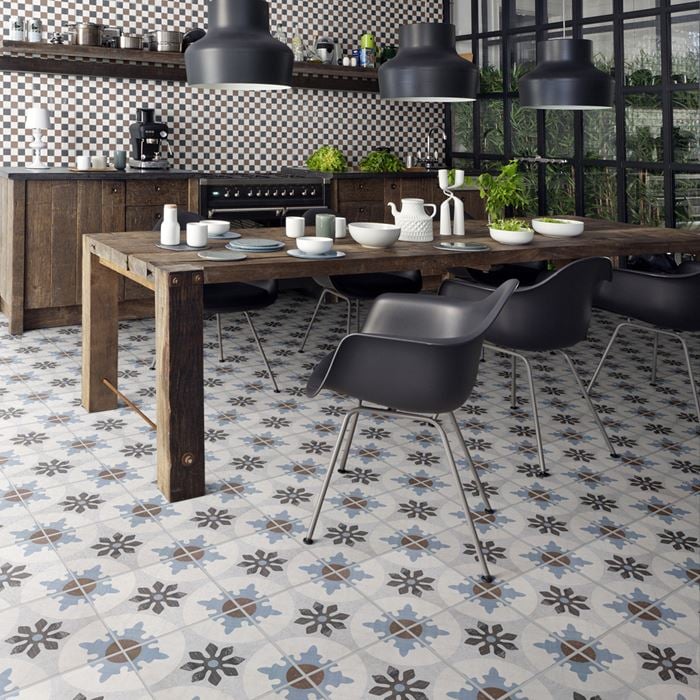 Arizona Tile - Cementine Posa Series - Posa 5 Wall Install