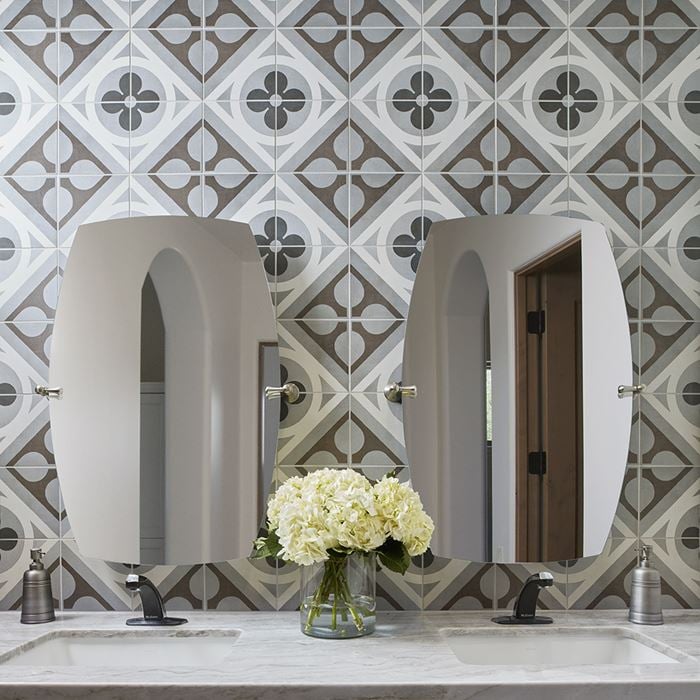 Arizona Tile - Cementine Retro - Retro 1 Bathroom Install