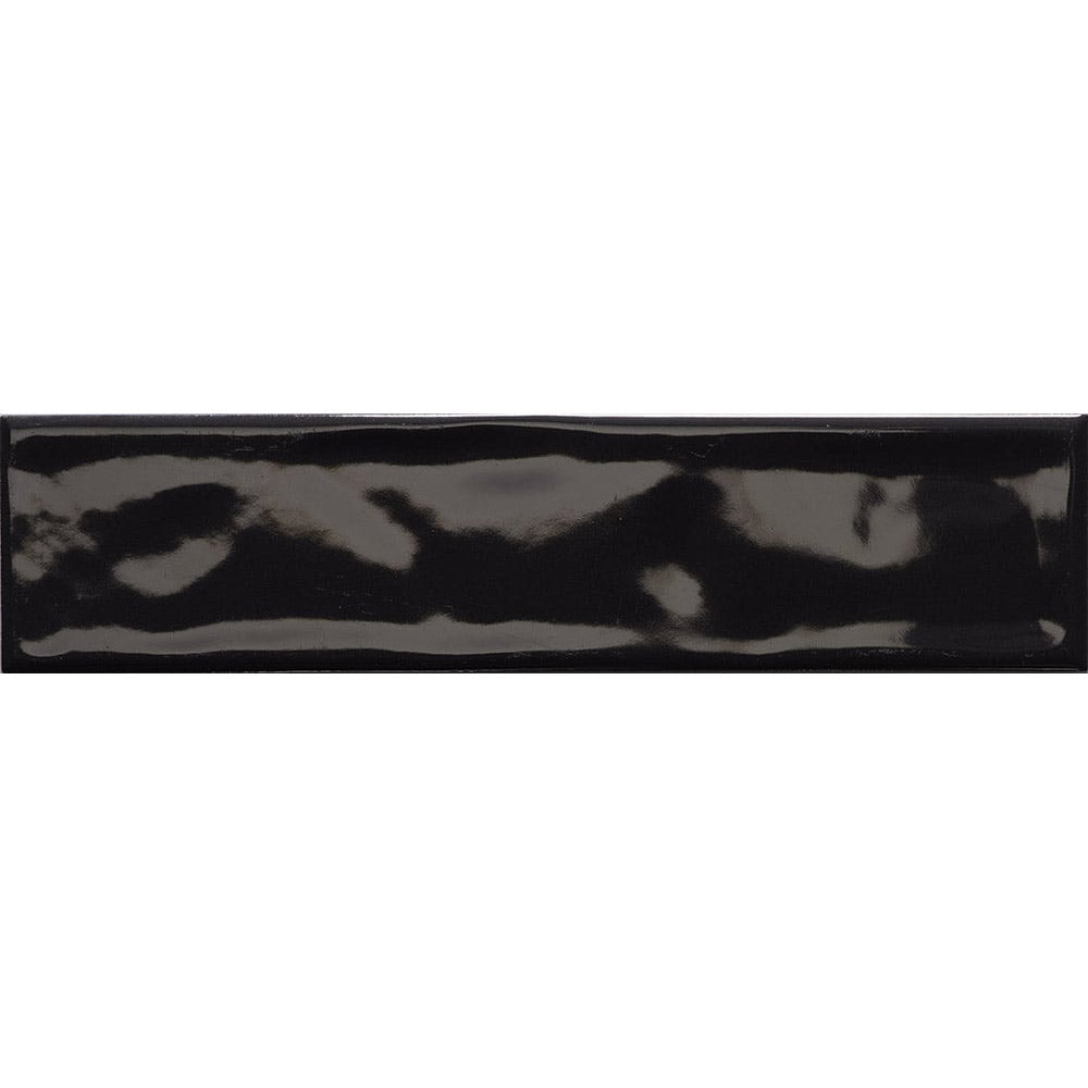 AZAZEL ブラックメタル　blackl Arizona Tile - Concerto Porcelain Tile - Black Glossy — Floorzz