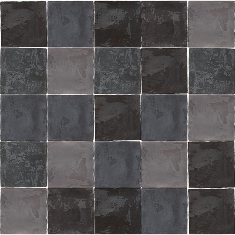 Arizona Tile - Flash 5" x 5" Ceramic Wall Tile - Graphite
