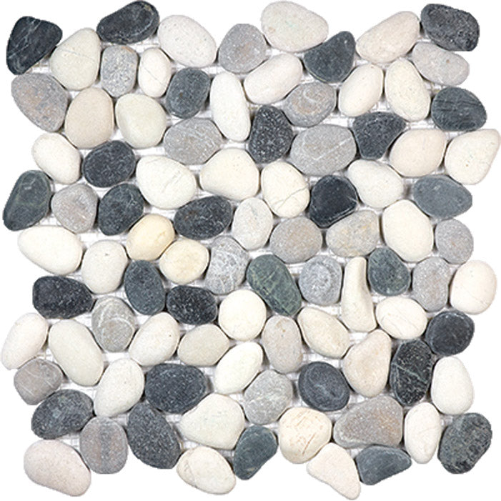 Arizona Tile - Flat Pebble Mosaic - Cool Blend