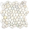 See Arizona Tile - Flat Pebble Mosaic - Ivory