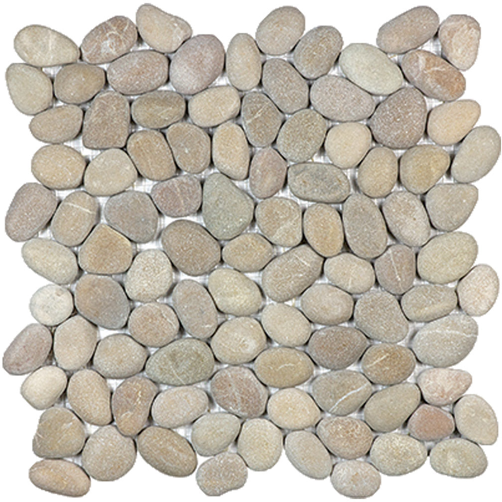 Arizona Tile - Flat Pebble Mosaic - Tan