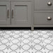 Arizona Tile - Geo 2 Hex Mesh Series - Bisou Sunset 13" x 13" Rectified Glass Tile Installed