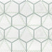 Arizona Tile - Geo 2 Hex Mesh Series - Metro Midtown 16" x 9" Rectified Glass Tile