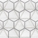 Arizona Tile - Geo 2 Hex Mesh Series - Metro Uptown 16" x 9" Rectified Glass Tile