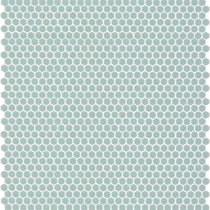 Arizona Tile - Geo 2 Hex Mesh Series - Thyme 12" x 12" Rectified Glass Tile