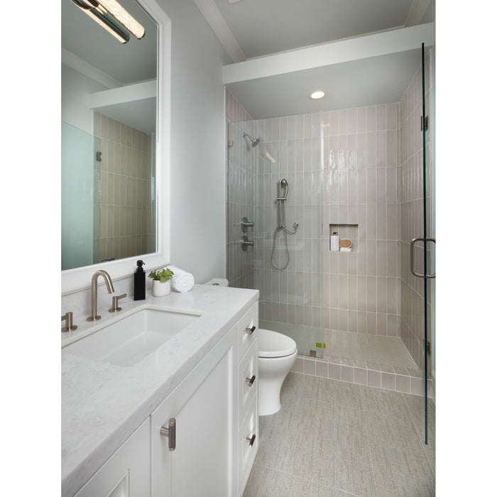 Arizona Tile - Gioia Series 4" x 16" Porcelain Wall Tile - Greige Room Scene 4