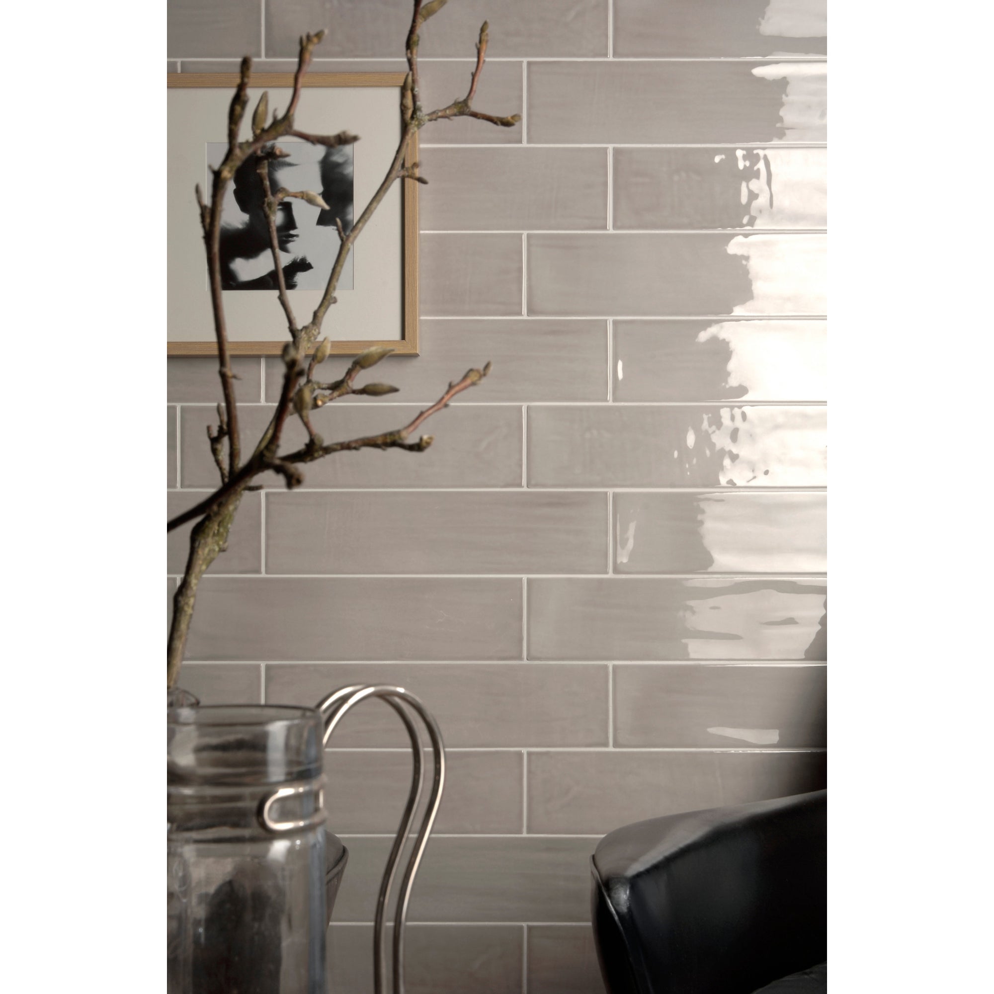 Arizona Tile - Gioia Series 4" x 16" Porcelain Wall Tile - Greige