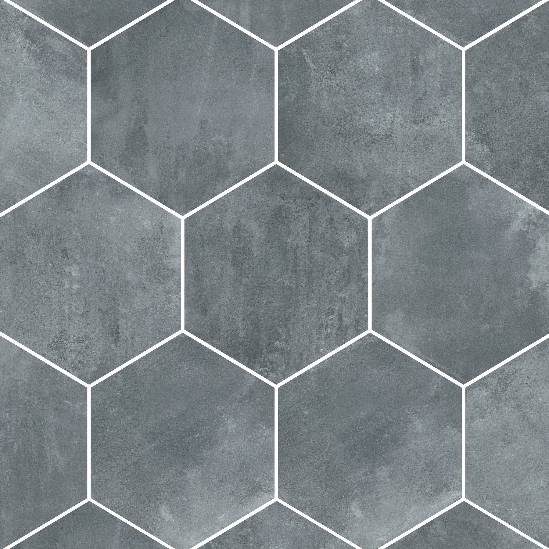 Arizona Tile - Icon Series 20" x 24" Color Body Porcelain Hexagon Tile - Black