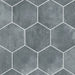 Arizona Tile - Icon Series 20" x 24" Color Body Porcelain Hexagon Tile - Black