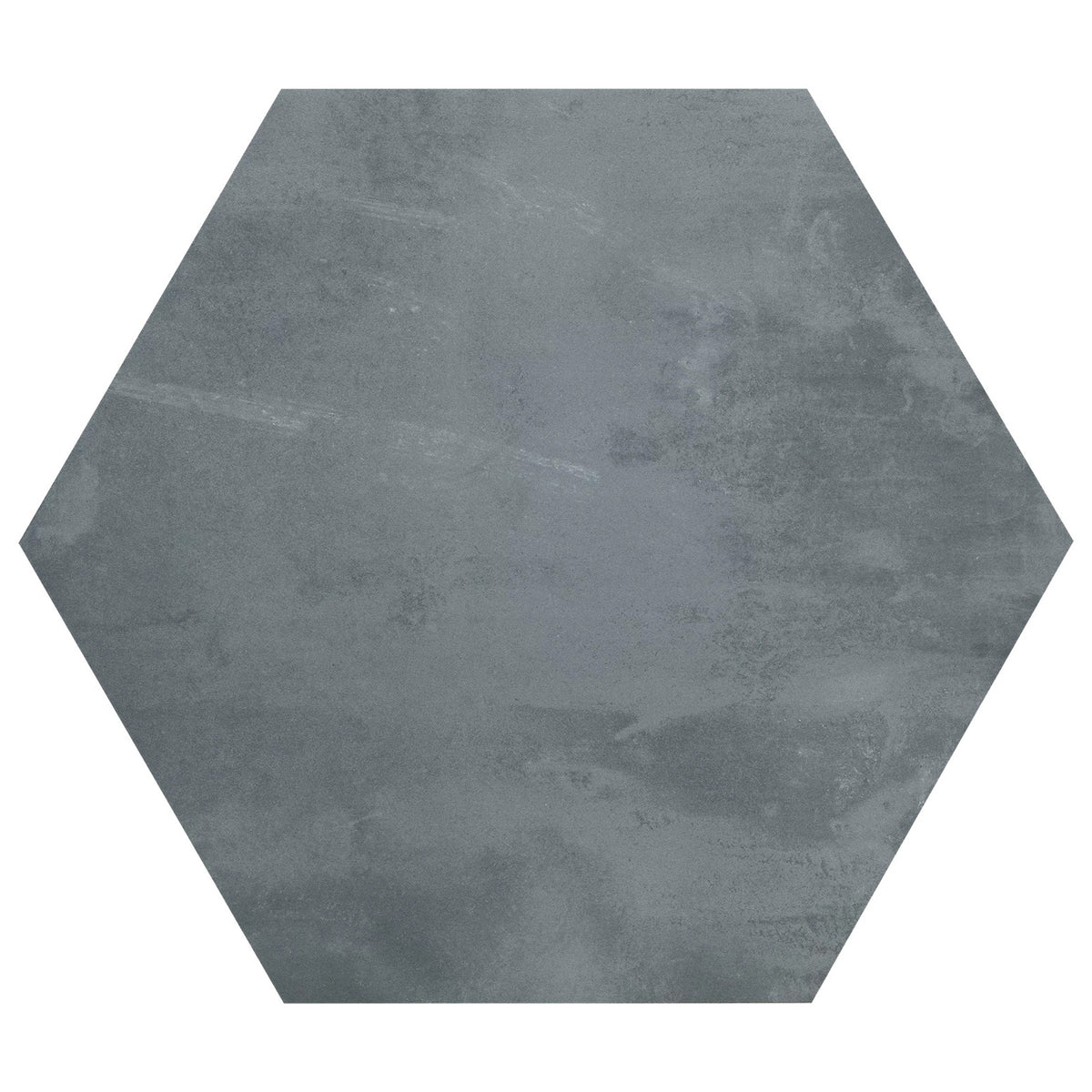 Arizona Tile - Icon Series 20&quot; x 24&quot; Color Body Porcelain Hexagon Tile - Black