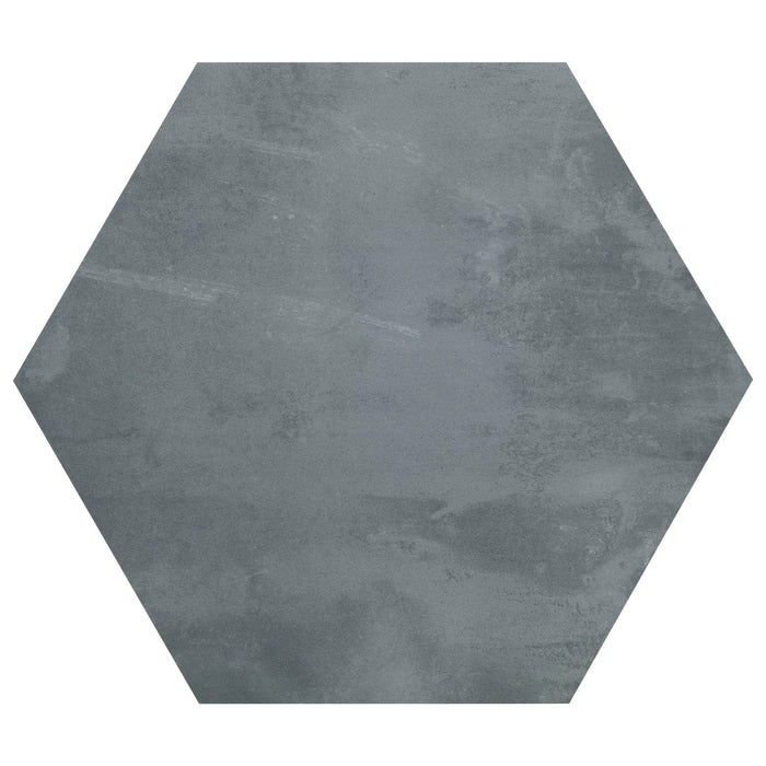 Arizona Tile - Icon Series 20" x 24" Color Body Porcelain Hexagon Tile - Black