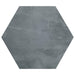 Arizona Tile - Icon Series 20" x 24" Color Body Porcelain Hexagon Tile - Black