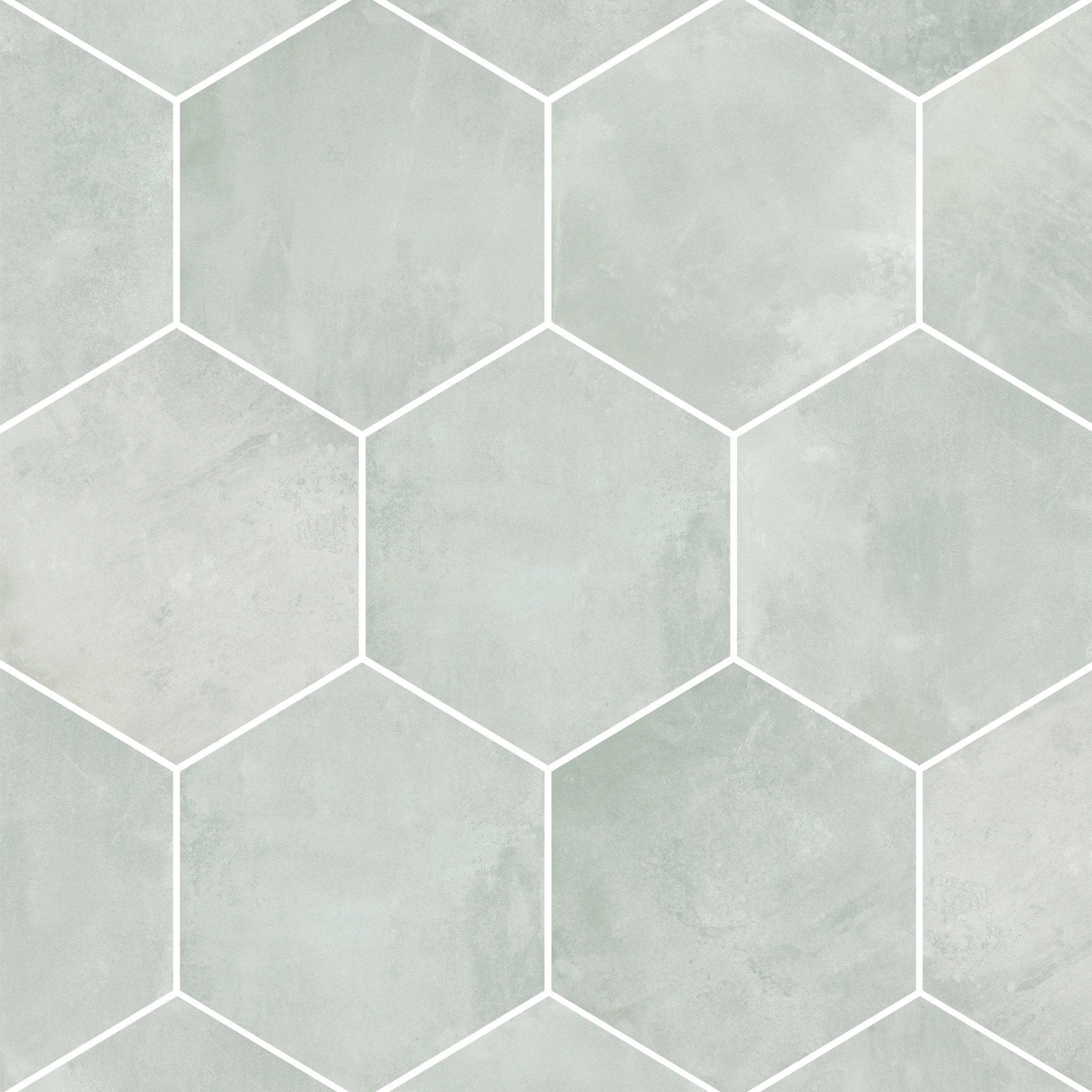 Arizona Tile - Icon Series 20" x 24" Color Body Porcelain Hexagon Tile - Silver