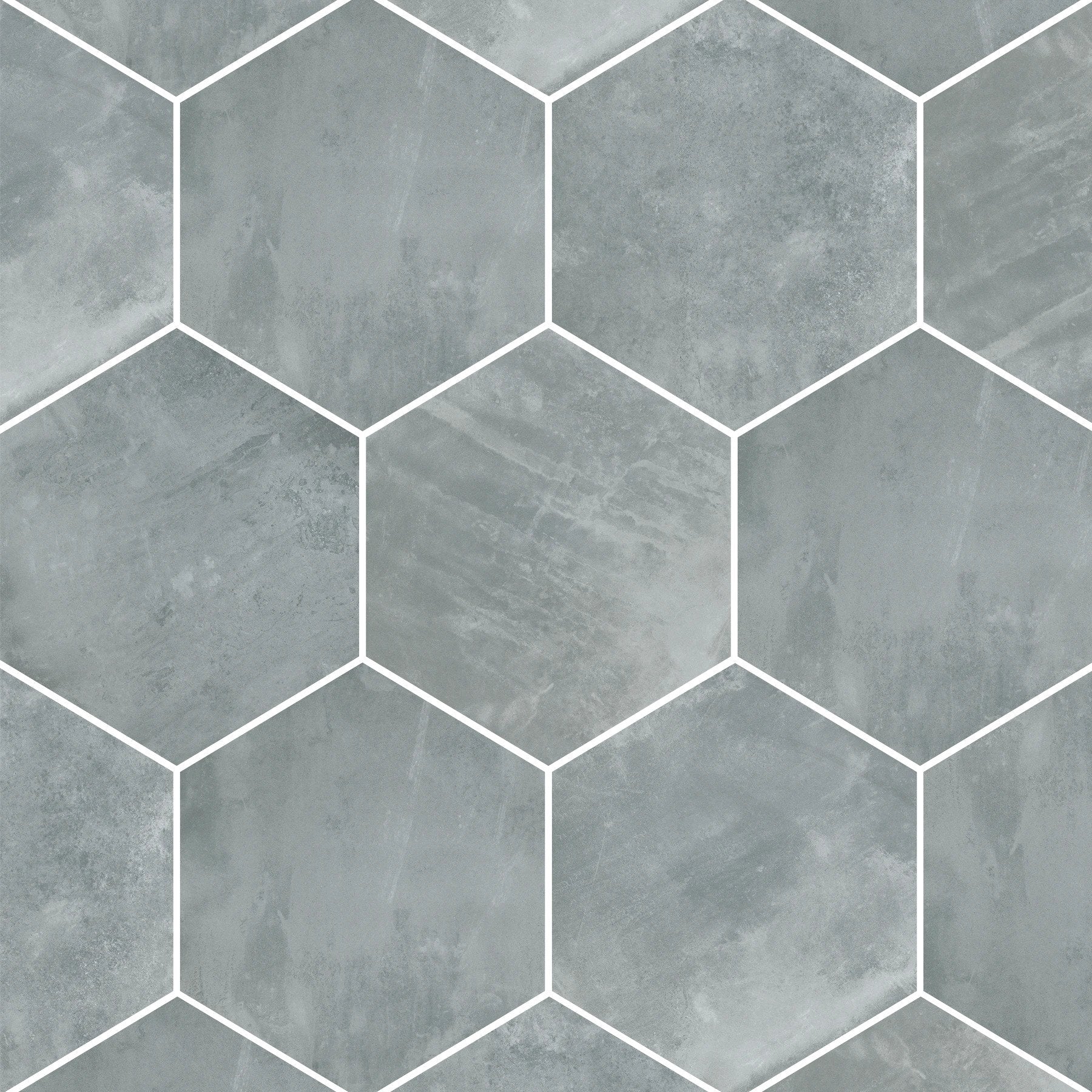 Arizona Tile - Icon Series 20" x 24" Color Body Porcelain Hexagon Tile - Smoke