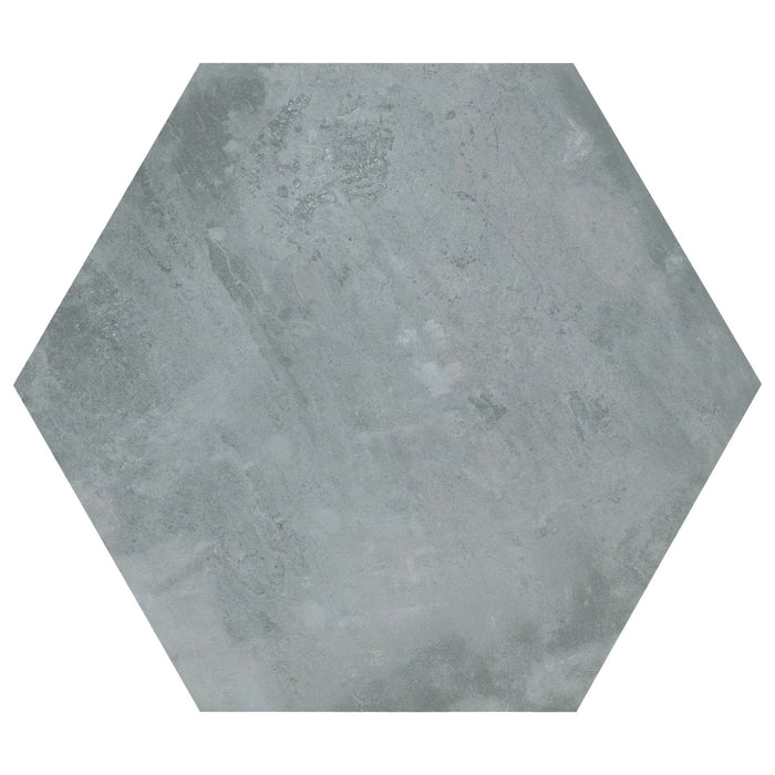 Arizona Tile - Icon Series 20" x 24" Color Body Porcelain Hexagon Tile - Smoke