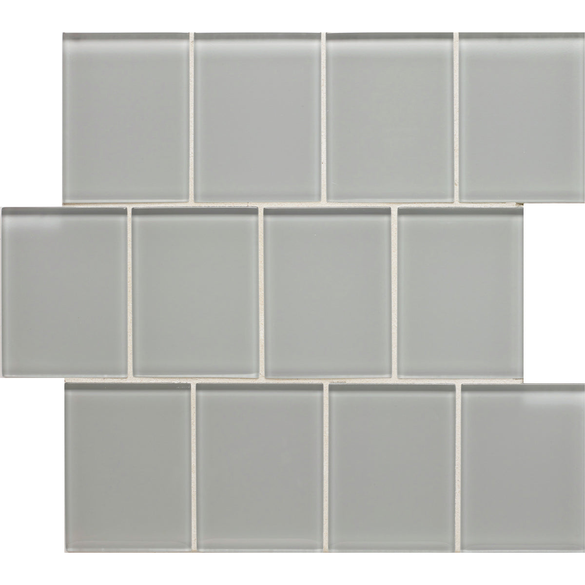 Arizona Tile - Islandia Series 4&quot; x 3&quot; Glass Mesh Mosaic - Tinos