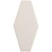 Arizona Tile - Paloma 4" x 8" Long Hex - Alabaster Glossy