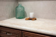 Arizona Tile - Paloma 4" x 8" Long Hex - Camel Glossy Installed 2