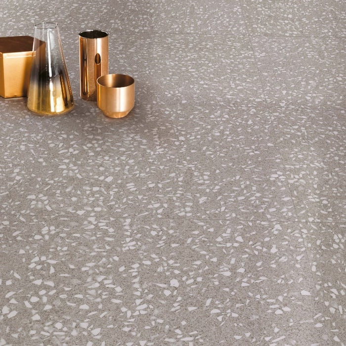 Arizona Tile - Terrazzo 24" x 24" Porcelain Tile - Pearl Extra