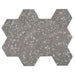 Arizona Tile - Terrazzo 4" Hex Mesh - Grey