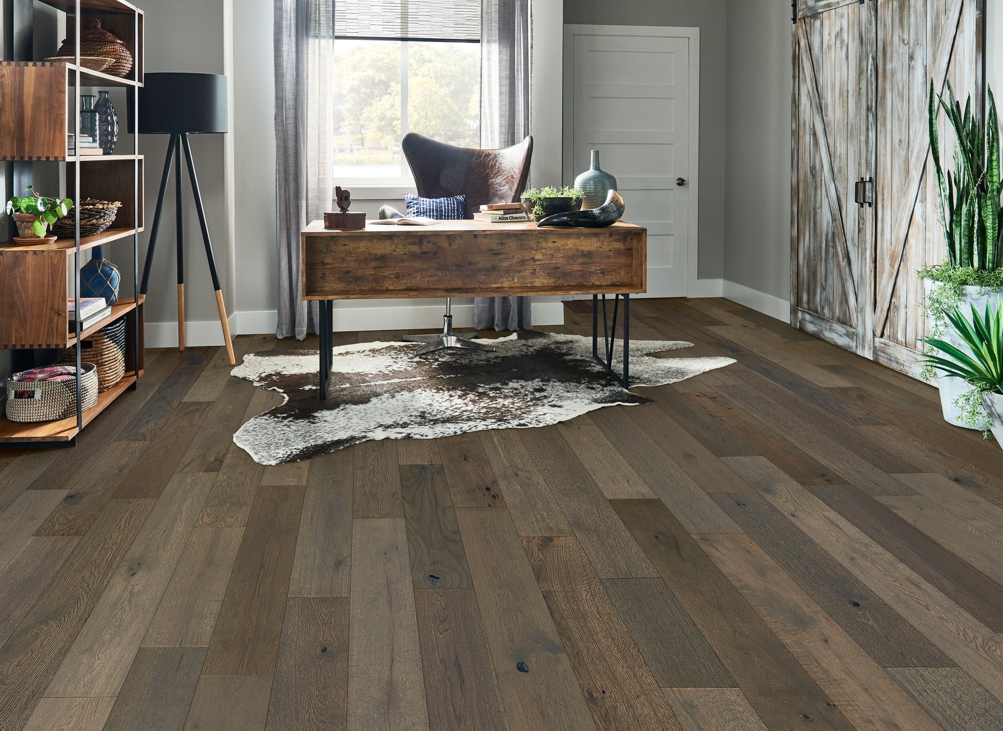 Bruce - Brushed Impressions Silver Collection - 6.5 in. Oak Hardwood - Earth Inspired