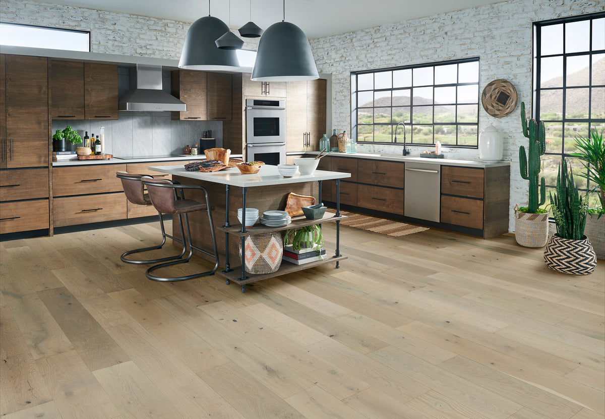 Bruce - Brushed Impressions Platinum Collection - 9 in. White Oak Hardwood - Quietly Curated Room Scene