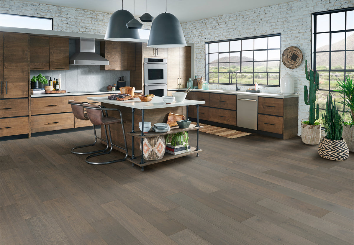 Bruce - Brushed Impressions Platinum Collection - 9 in. White Oak Hardwood - Calming Touch Room Scene