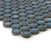 Bedrosians - 360 3/4" Penny Round Gloss Mosaic - Lagoon Close View