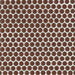 Bedrosians - 360 3/4" Penny Round Gloss Mosaic - Cardinal