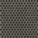 Bedrosians - 360 3/4" Penny Round Matte Mosaic - Charcoal