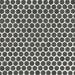 Bedrosians - 360 3/4" Penny Round Matte Mosaic - Iron