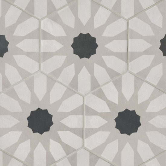 Bedrosians Tile &amp; Stone - Allora 8.5&quot; x 10&quot; Decorative Tile - Fiore