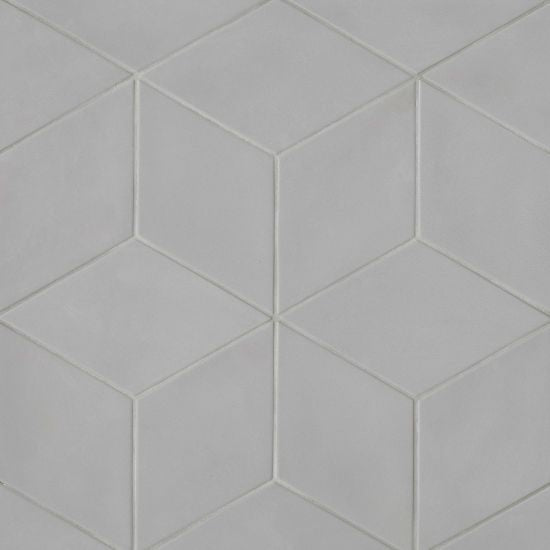 Bedrosians Tile &amp; Stone - Allora 7.5&quot; x 12.75&quot; Field Tile - Solid Grey